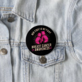 Ihr Kampf ist mein Kampf gegen Brustkrebs Button (Beispiel)