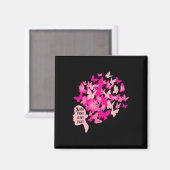 Ihr Kampf ist mein Kampf gegen Coolen Brustkrebs B Magnet (Vorderseite/Rückseite)