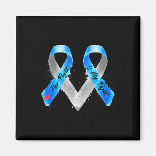 Ihr Kampf ist mein Kampf gegen den blauen Ribbon T Magnet