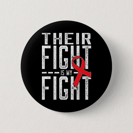 Ihr Kampf ist mein Kampf gegen den Blutkrebs Button (Vorderseite)