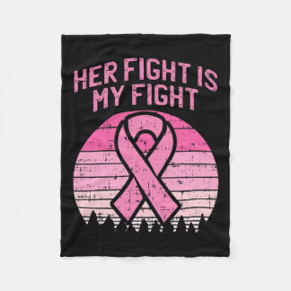 Ihr Kampf ist mein Kampf gegen den Brustkrebs in m Fleecedecke