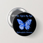Ihr Kampf ist mein Kampf gegen den Hydrocephalus Button (Vorne & Hinten)