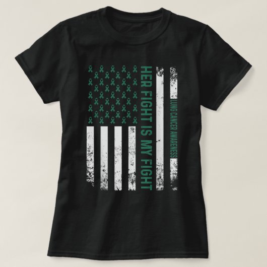 Ihr Kampf ist mein Kampf gegen den Krebs der Ribbo T-Shirt (Design vorne)