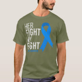 Ihr Kampf ist mein Kampf gegen Diabetes Bewusstsei T-Shirt (Vorderseite)