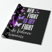 Ihr Kampf ist mein Kampf gegen die Gewalt im eigen Geschenkpapier (Ungerollt)