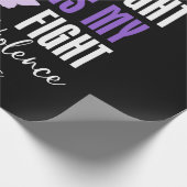 Ihr Kampf ist mein Kampf gegen die Gewalt im eigen Geschenkpapier (Ecke)