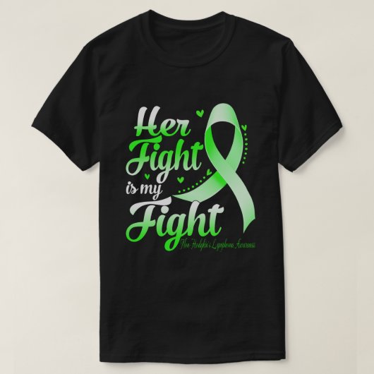 Ihr Kampf ist mein Kampf gegen die LYMPHOMA-WARE v T-Shirt (Design vorne)