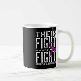Ihr Kampf ist mein Kampf gegen Epilepsie Bewusstse Kaffeetasse