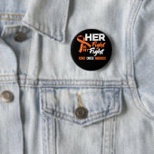 Ihr Kampf ist mein Kampf gegen Nierenkrebs Button (Beispiel)