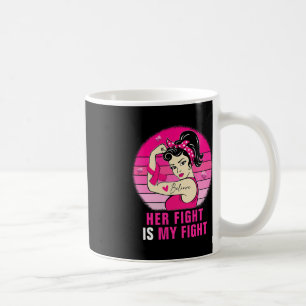 Ihr Kampf ist mein Kampf gegen Rosie Riveter Brust Kaffeetasse