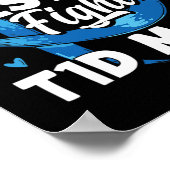 Ihr Kampf ist mein Kampf gegen T1d Mama Diabetes B Poster (Ecke)