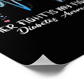 Ihr Kampf ist mein Kampf gegen Typ 1 Diabetes Bewu Poster (Ecke)