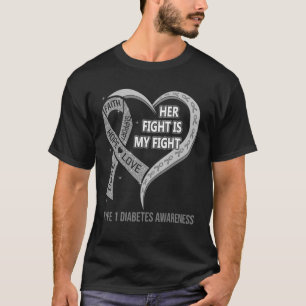 Ihr Kampf ist mein Kampf gegen Typ 1 Diabetes Bewu T-Shirt