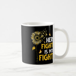 Ihr Kampf ist mein Kampf Gold Ribbon Kinderkrebs Kaffeetasse