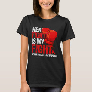 Ihr Kampf ist mein Kampf Herzkrankheit-Bewusstsein T-Shirt