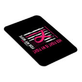 Ihr Kampf ist mein Kampf ich trage rosa Ehefrau Br Magnet (Rechte Seite)