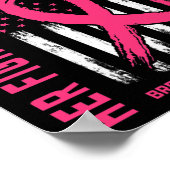 Ihr Kampf ist mein Kampf ich trage rosa Oma Brust Poster (Ecke)