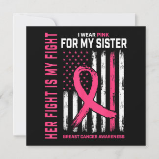 Ihr Kampf ist mein Kampf ich trage rosa Schwester
