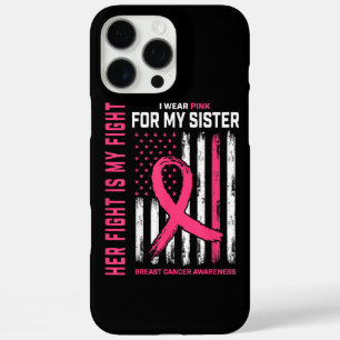 Ihr Kampf ist mein Kampf Ich trage Rosa Schwester iPhone 16 Pro Max Hülle