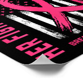 Ihr Kampf ist mein Kampf ich trage rosa Schwester Poster (Ecke)