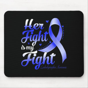 Ihr Kampf ist mein Kampf Leukämie-Bewusstsein Krie Mousepad
