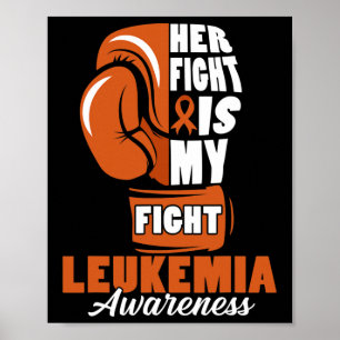 Ihr Kampf ist mein Kampf Leukämie Bewusstsein Mona Poster