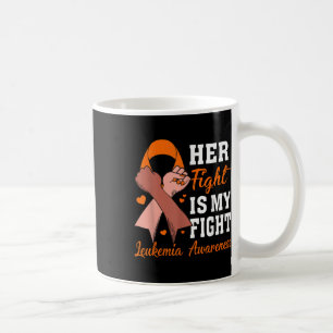 Ihr Kampf ist mein Kampf Leukämie-Bewusstsein Unte Kaffeetasse