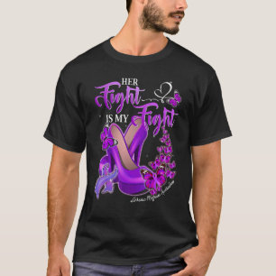 Ihr Kampf ist mein Kampf lila High Heels Chronisch T-Shirt