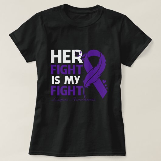 Ihr Kampf ist mein Kampf LUPUS AWARENESS Feeling T-Shirt (Design vorne)