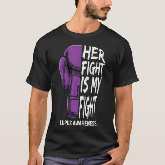 Ihr Kampf ist mein Kampf Lupus-Bewusstsein Lila T-Shirt