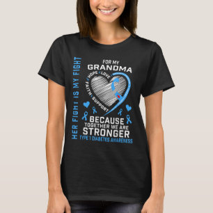 Ihr Kampf ist mein Kampf Oma Typ 1 Diabetes Shir T-Shirt