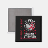 Ihr Kampf ist mein Kampf Schwester Multiples Myelo Magnet (Vorderseite/Rückseite)