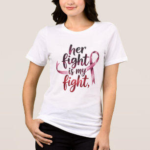 Ihr Kampf ist mein Kampf Unterstützung Tri-Blend Shirt