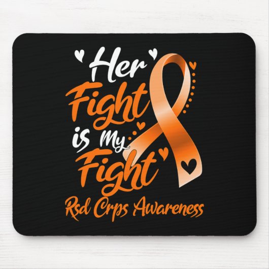 Ihr Kampf ist mein Kämpfen RSS Crps Bewusstsein Mousepad (Vorne)