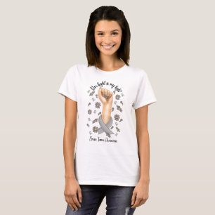 Ihr Kampf ist meine Unterstützung für den Hirntumo T-Shirt