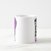 Ihr Kampf ist unser Kampf - Alzheimer's Bewusstsei Kaffeetasse (Mittel)