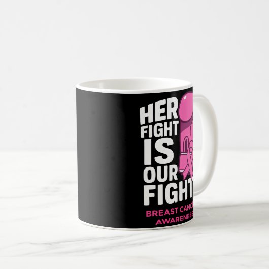 Ihr Kampf ist unser Kampf - das Bewusstsein für Br Kaffeetasse (VorderseiteRechts)