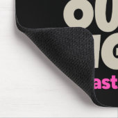 Ihr Kampf ist unser Kampf - das Bewusstsein für Br Mousepad (Ecke)