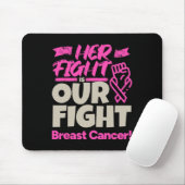 Ihr Kampf ist unser Kampf - das Bewusstsein für Br Mousepad (Mit Mouse)