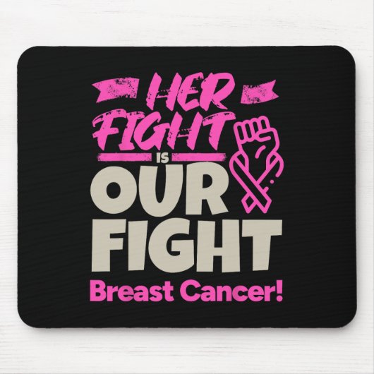 Ihr Kampf ist unser Kampf - das Bewusstsein für Br Mousepad (Vorne)