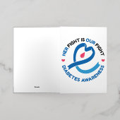 Ihr Kampf ist unser Kampf – Diabetes-Bewusstsein (Äußere Ablage)