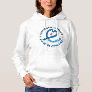 Ihr Kampf ist unser Kampf – Diabetes-Bewusstsein Hoodie