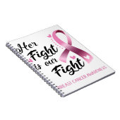 Ihr Kampf ist unser Kampf gegen Brustkrebs Notizblock (Rechte Seite)