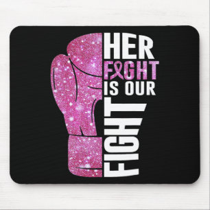 Ihr Kampf ist unser Kampf gegen den Boxhandschuh B Mousepad