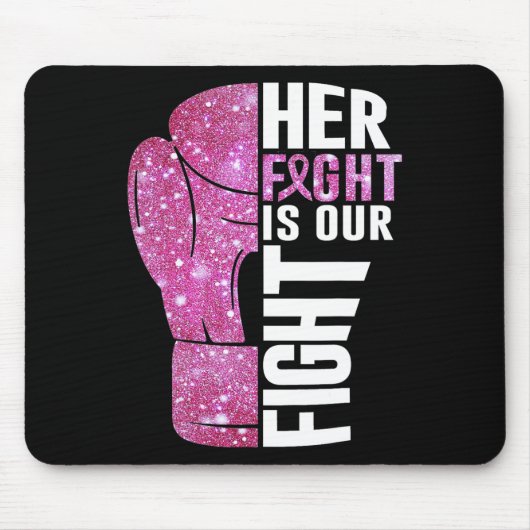 Ihr Kampf ist unser Kampf gegen den Boxhandschuh B Mousepad (Vorne)