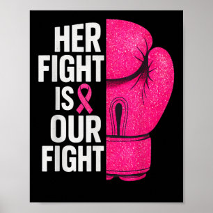 Ihr Kampf ist unser Kampf gegen den Boxhandschuh B Poster