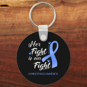 Ihr Kampf ist unser Kampf gegen den Hydrocephalus Schlüsselanhänger (Vorderseite)