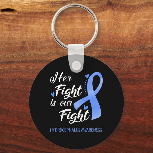 Ihr Kampf ist unser Kampf gegen den Hydrocephalus Schlüsselanhänger (Vorderseite)
