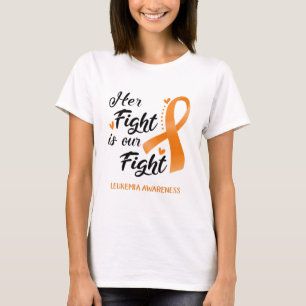 Ihr Kampf ist unser Kampf gegen Leukämie Bewussts T-Shirt