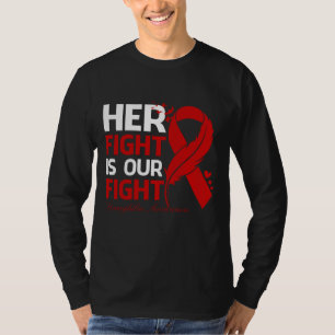 Ihr Kampf ist unser Kampf HEMOPHILIA AWARENESS Rib T-Shirt